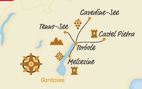 Karte Belvelo Gardasee